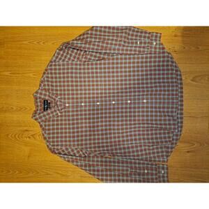 VINTAGE Polo Ralph Lauren Dress Shirt Mens XXL Red Plaid